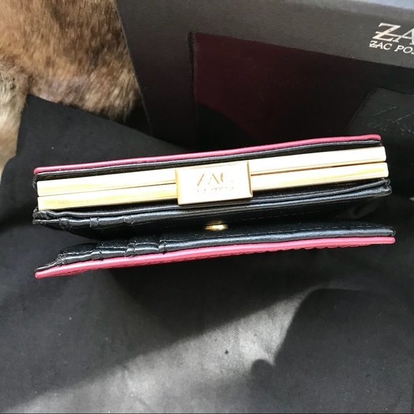 Zac Posen Saffinno Raspberry Wallet - Picture 3 of 7